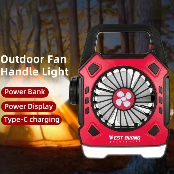 Versatile Camping Lights Outdoor Mini Electric Fan